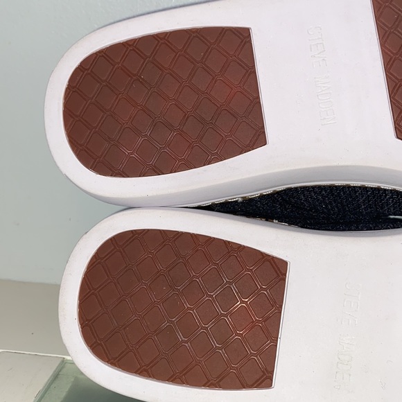 Steve Madden Men's Friend Fly Knit Sneaker Black/Gray Size 8 - Picture 15 of 16